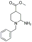 2-AMINO-1-BENZYL-PIPERIDINE-4-CARBOXYLIC ACID METHYL ESTER 结构式