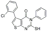 5-(2-CHLOROPHENYL)-2-MERCAPTO-3-PHENYLTHIENO[2,3-D]PYRIMIDIN-4(3H)-ONE 结构式