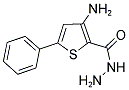 3-AMINO-5-PHENYLTHIOPHENE-2-CARBOHYDRAZIDE 结构式