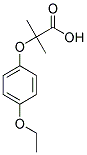 2-(4-Ethoxyphenoxy)-2-methylpropanoic acid 结构式
