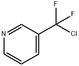 3-(氯二氟甲基)吡啶 结构式