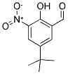 5-TERT-BUTYL-2-HYDROXY-3-NITRO-BENZALDEHYDE 结构式