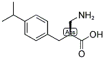 (S)-2-Aminomethyl-3-(4-isopropyl-phenyl)-propionic acid 结构式