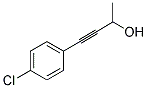 4-(4-CHLOROPHENYL)-3-BUTYN-2-OL 结构式