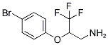 2-(4-Bromo-phenoxy)-3,3,3-trifluoro-propylamine 结构式