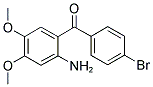 (2-AMINO-4,5-DIMETHOXY-PHENYL)-(4-BROMO-PHENYL)-METHANONE 结构式