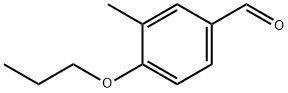 3-甲基-4-丙氧基苯甲醛 结构式