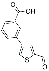 3-(5-FORMYL-3-THIENYL)BENZOIC ACID 结构式