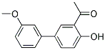 1-(4-HYDROXY-3'-METHOXY[1,1'-BIPHENYL]-3-YL)ETHANONE 结构式