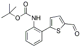 (2-(5-甲酰基噻吩-2-基)苯基)氨基甲酸叔丁酯 结构式
