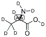 D-ALANINE-D7 结构式