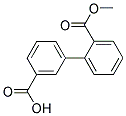 2'-(METHOXYCARBONYL)[1,1'-BIPHENYL]-3-CARBOXYLIC ACID 结构式