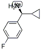 (1S)CYCLOPROPYL(4-FLUOROPHENYL)METHYLAMINE 结构式