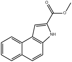 甲基 3H-苯并[E]吲哚-2-甲酸基酯 结构式