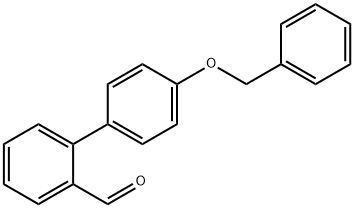 4'-(BENZYLOXY)[1,1'-BIPHENYL]-2-CARBALDEHYDE 结构式