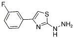 [4-(3-FLUORO-PHENYL)-THIAZOL-2-YL]-HYDRAZINE 结构式