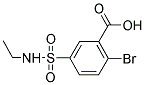 2-BROMO-5-[(ETHYLAMINO)SULFONYL]BENZOIC ACID 结构式