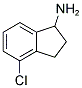 4-CHLORO-INDAN-1-YLAMINE 结构式