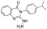 2-HYDRAZINO-3-(4-ISOPROPYLPHENYL)QUINAZOLIN-4(3H)-ONE 结构式