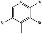 2,3,5-三溴-4-甲基吡啶 结构式
