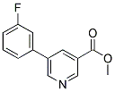Methyl 5-(3-fluorophenyl)nicotinate 结构式
