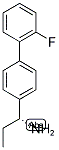 (R)-1-(4'-O-FLUOROPHENYL)PHENYLPROPAN-1-AMINE 结构式