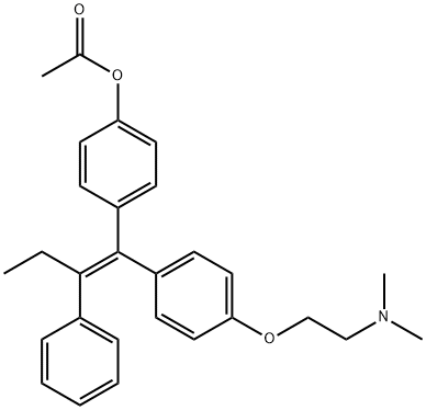 4-ACETOXY TAMOXIFEN 结构式