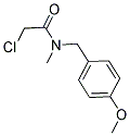 2-CHLORO-N-(4-METHOXYBENZYL)-N-METHYLACETAMIDE 结构式