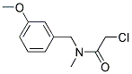 2-CHLORO-N-(3-METHOXYBENZYL)-N-METHYLACETAMIDE 结构式