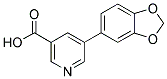5-(1,3-BENZODIOXOL-5-YL)NICOTINIC ACID 结构式