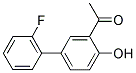 1-(2'-FLUORO-4-HYDROXY[1,1'-BIPHENYL]-3-YL)ETHANONE 结构式