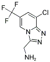 [8-CHLORO-6-(TRIFLUOROMETHYL)[1,2,4]TRIAZOLO[4,3-A]PYRIDIN-3-YL]METHYLAMINE 结构式