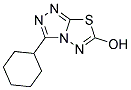 3-CYCLOHEXYL[1,2,4]TRIAZOLO[3,4-B][1,3,4]THIADIAZOL-6-OL 结构式