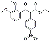 3-(2,3-DIMETHOXY-PHENYL)-2-(4-NITRO-PHENYL)-3-OXO-PROPIONIC ACID ETHYL ESTER 结构式