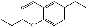 5-ETHYL-2-PROPOXYBENZALDEHYDE 结构式