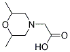 (2,6-DIMETHYL-MORPHOLIN-4-YL)-ACETIC ACID 结构式