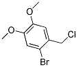 1-BROMO-2-(CHLOROMETHYL)-4,5-DIMETHOXYBENZENE 结构式