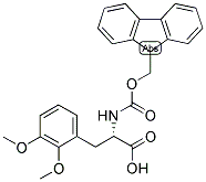 (S)-3-(2,3-DIMETHOXY-PHENYL)-2-(9H-FLUOREN-9-YLMETHOXYCARBONYLAMINO)-PROPIONIC ACID 结构式