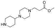 3-(4-PIPERIDIN-4-YL-PIPERAZIN-1-YL)-PROPIONIC ACID METHYL ESTER 结构式