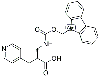 (S)-3-(9H-FLUOREN-9-YLMETHOXYCARBONYLAMINO)-2-PYRIDIN-4-YLMETHYL-PROPIONIC ACID 结构式