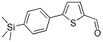 5-[4-(TRIMETHYLSILYL)PHENYL]THIOPHENE-2-CARBALDEHYDE 结构式