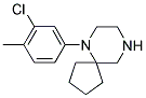 6-(3-CHLORO-4-METHYLPHENYL)-6,9-DIAZASPIRO[4.5]DECANE 结构式