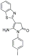 5-AMINO-4-BENZOTHIAZOL-2-YL-1-P-TOLYL-1,3-DIHYDRO-PYRROL-2-ONE 结构式