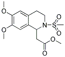 METHYL [6,7-DIMETHOXY-2-(METHYLSULFONYL)-1,2,3,4-TETRAHYDROISOQUINOLIN-1-YL]ACETATE 结构式