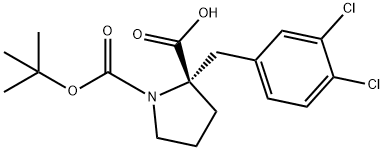 (S)-1-(tert-Butoxycarbonyl)-2-(3,4-dichlorobenzyl)pyrrolidine-2-carboxylicacid