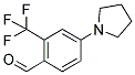 4-(吡咯烷-1-基)-2-(三氟甲基)苯甲醛 结构式