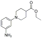 1-(3-Amino-phenyl)-piperidine-4-carboxylic acid ethyl ester 结构式