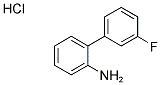 3'-氟-[1,1'-联苯]-2-胺盐酸盐 结构式