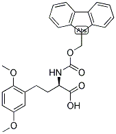 (R)-4-(2,5-DIMETHOXY-PHENYL)-2-(9H-FLUOREN-9-YLMETHOXYCARBONYLAMINO)-BUTYRIC ACID 结构式