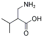 2-AMINOMETHYL-3-METHYL-BUTYRIC ACID 结构式